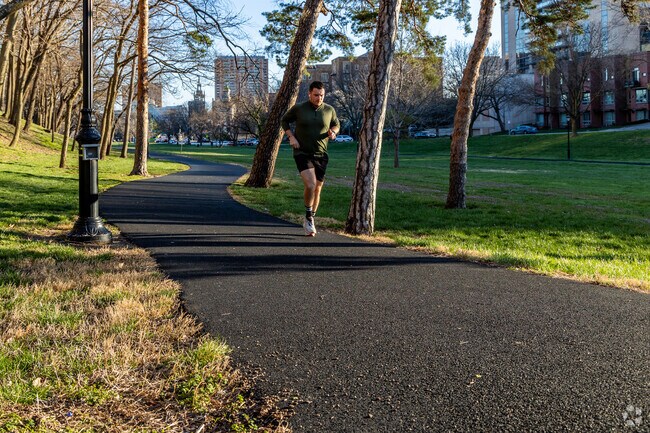 Mill Creek Park  is a great place to hit the trails after a long day at the office.