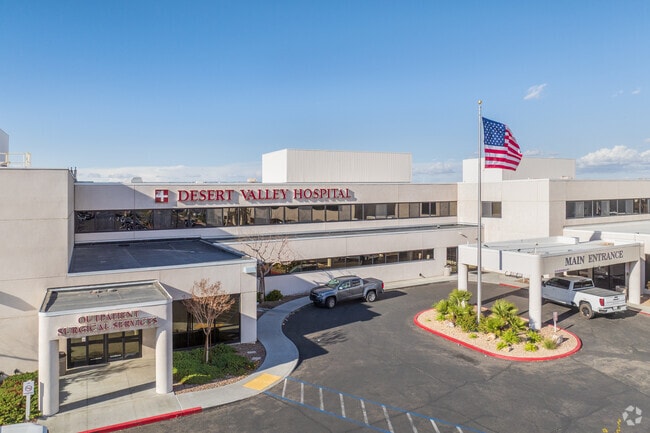 Desert Valley Hospital is off Bear Valley Road, about 3 miles away from Golden Arrow Ranchos.