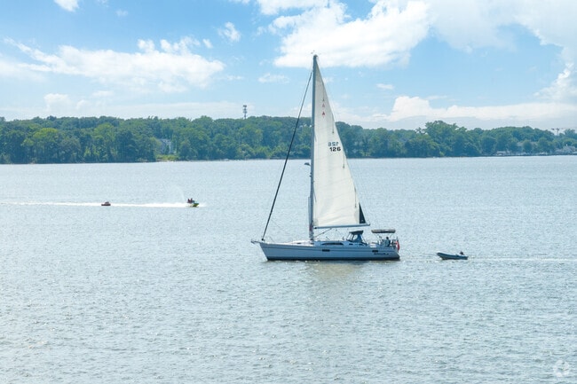 Go sailing with friends in Edgemere.