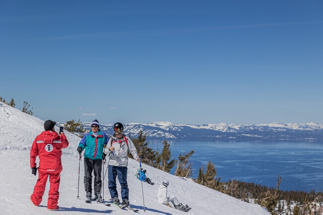 Kingsbury views Lake Tahoe's splendor from Heavenly's embrace.