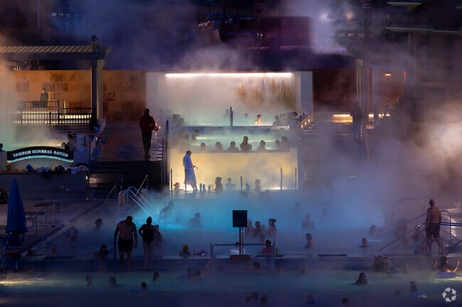 The nearby hot springs offer a relaxing escape for residents of Lakota Canyon Ranch, providing soothing thermal waters amidst beautiful natural surroundings—a perfect way to unwind after outdoor adventures.
