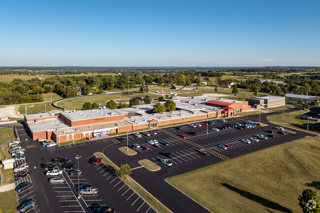 Fair Grove High School shares a campus with the elementary and middle schools.