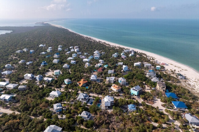 North Captiva Island is settled on the north end and the south end is mostly a nature preserve.