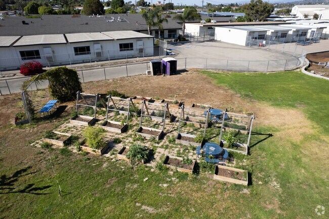 This student garden at Vista Innovation and Design Academy in Vista.