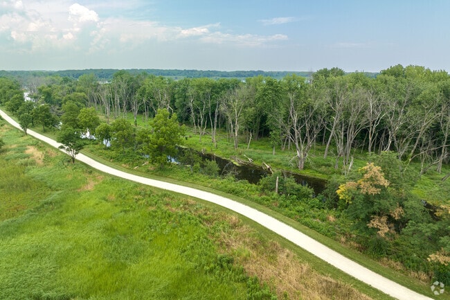 The Lake County Forest Preserve Des Plaines River Trail is 31 miles long.