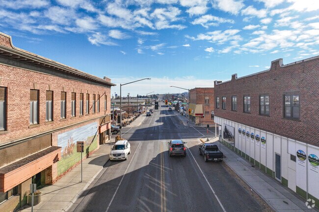 Downtown Cut Bank is located along Main Street.