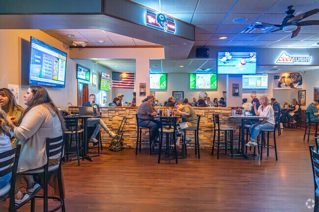 Backroads Burger & Bar is the place to watch the game and enjoy pub grub.