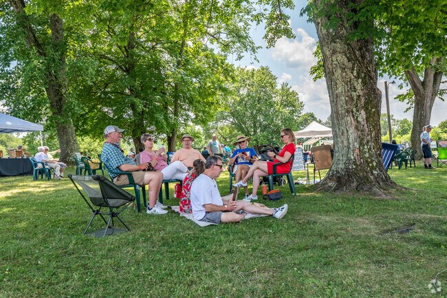 Young and old come from miles around to celebrate at the New Deal Festival.