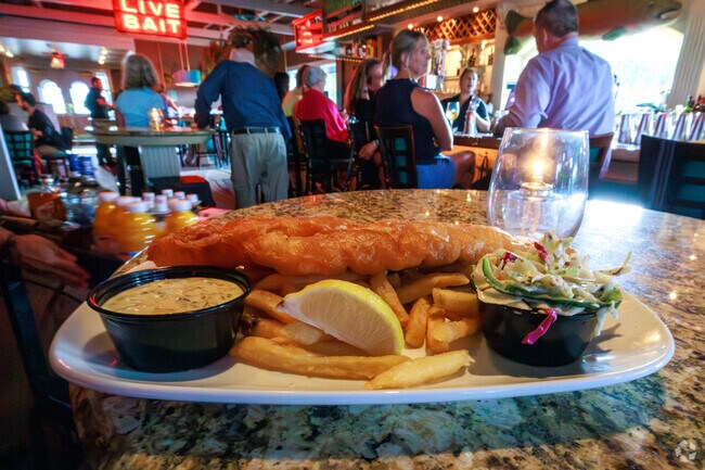 Residents of West Hill looking for fresh fish dinner will probably check out The Boatyard Grill.