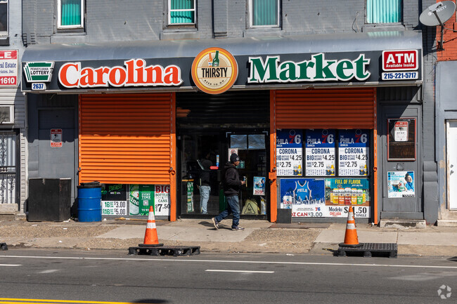 In the Allegheny West neighborhood there are many markets for residents to pick things up.