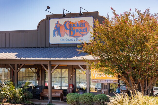 A Cracker Barrel country store and restaurant is in Shreveport.