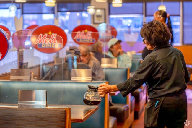 Diplomat offers a variety of local eateries such as the popular Mel's Diner which opens at 7am.