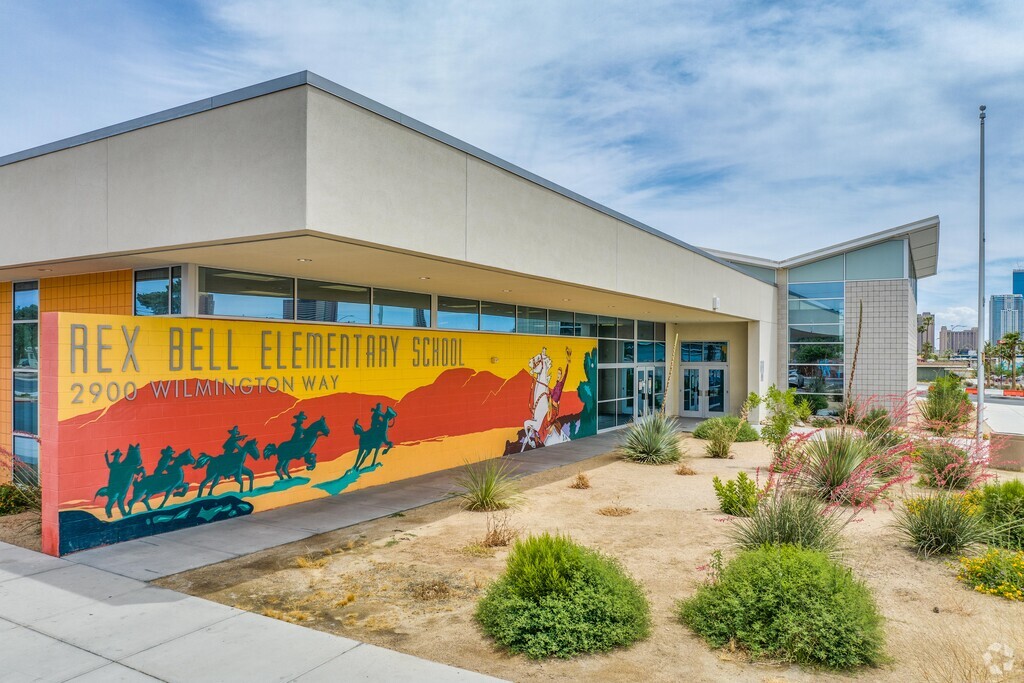 Entrance of Rex Bell Elementary School.