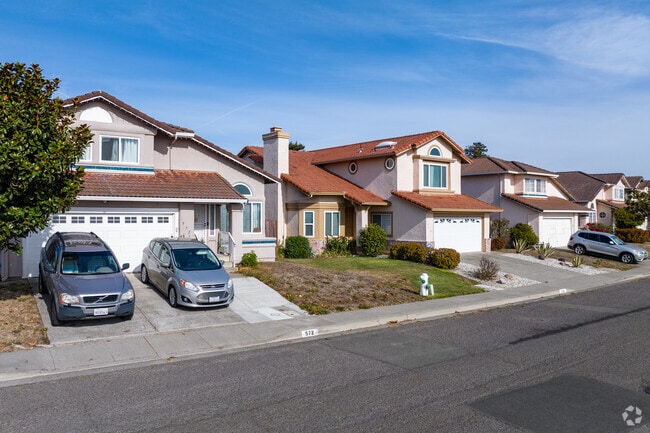 Large two-story homes line the streets in North Vallejo.