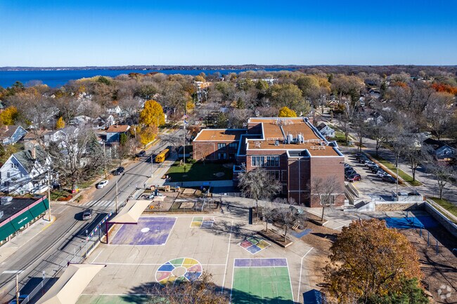 During recess, Franklin Elementary School students may head outside to the playground.