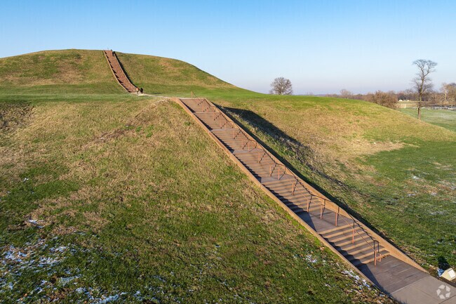 Discover ancient history at Cahokia Mounds State Historic Site.