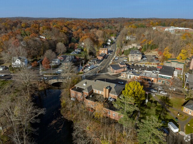 The heart of Glenville is the intersection of Glenville Rd and Riversville Rd.