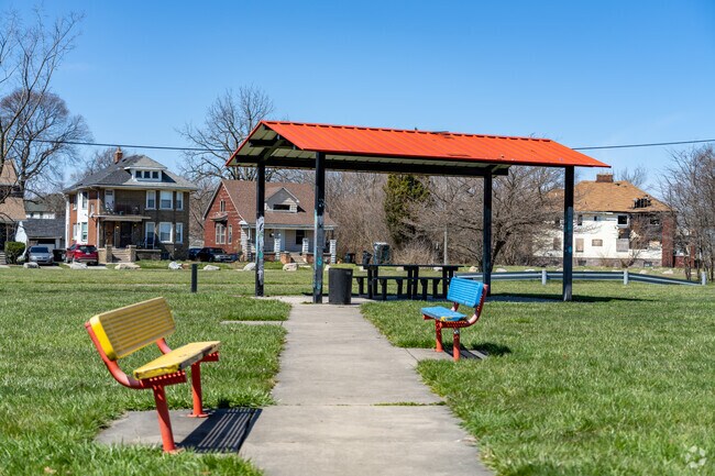 Visit McShane Playground for a breath of fresh air mid day.