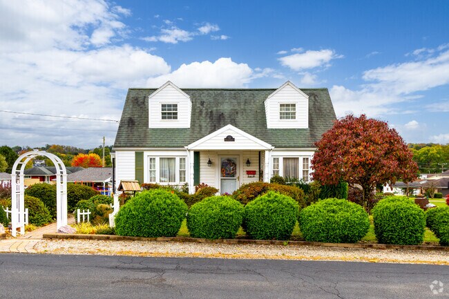 Charming cottages are scattered across Luzerne Township’s rolling landscape.