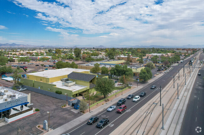 New School for the Arts and Academics is located on Apache Boulevard in Tempe.