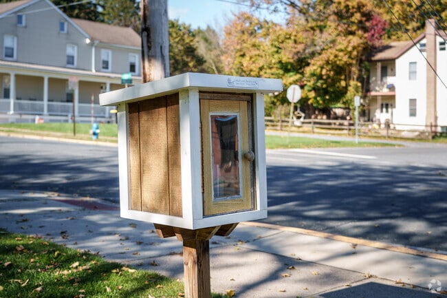 A Free Little Library lets Heidelberg residents share their favorite authors.