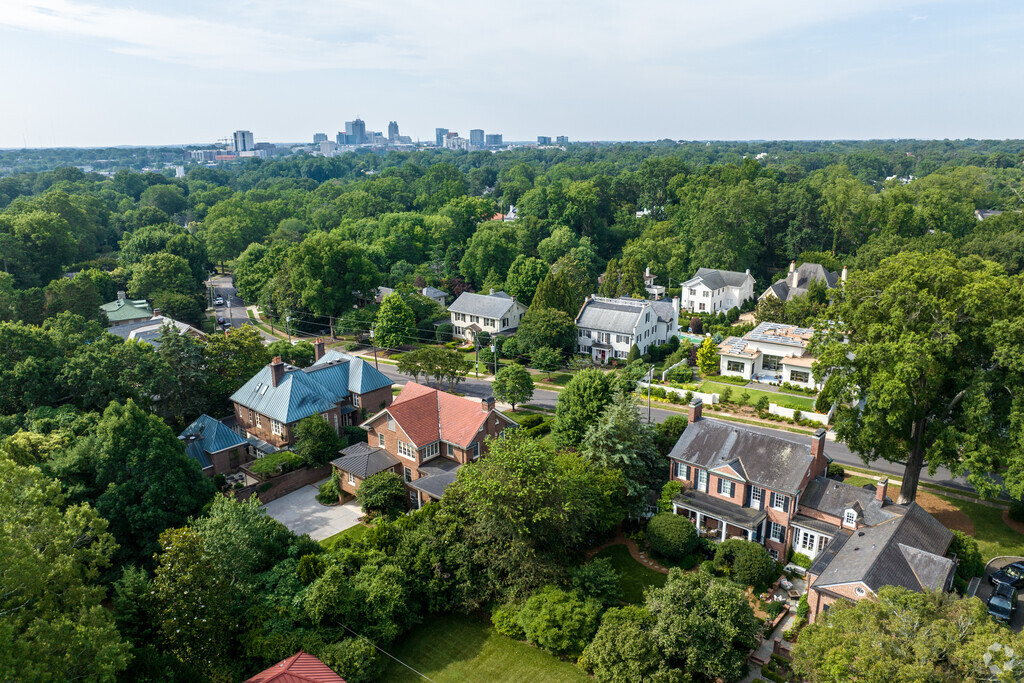 Enjoy the eclectic beauty of Hayes Barton, a short distance from downtown Raleigh.