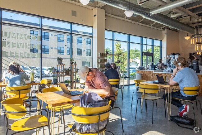 Thunder Coffee is your neighborhood spot for a perfect brew near Elmwood Court.