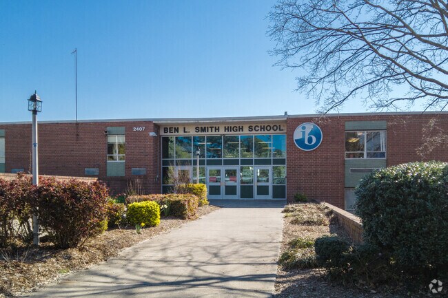 Ben L. Smith High School is where students complete their education in Rainbow-Meadowood.