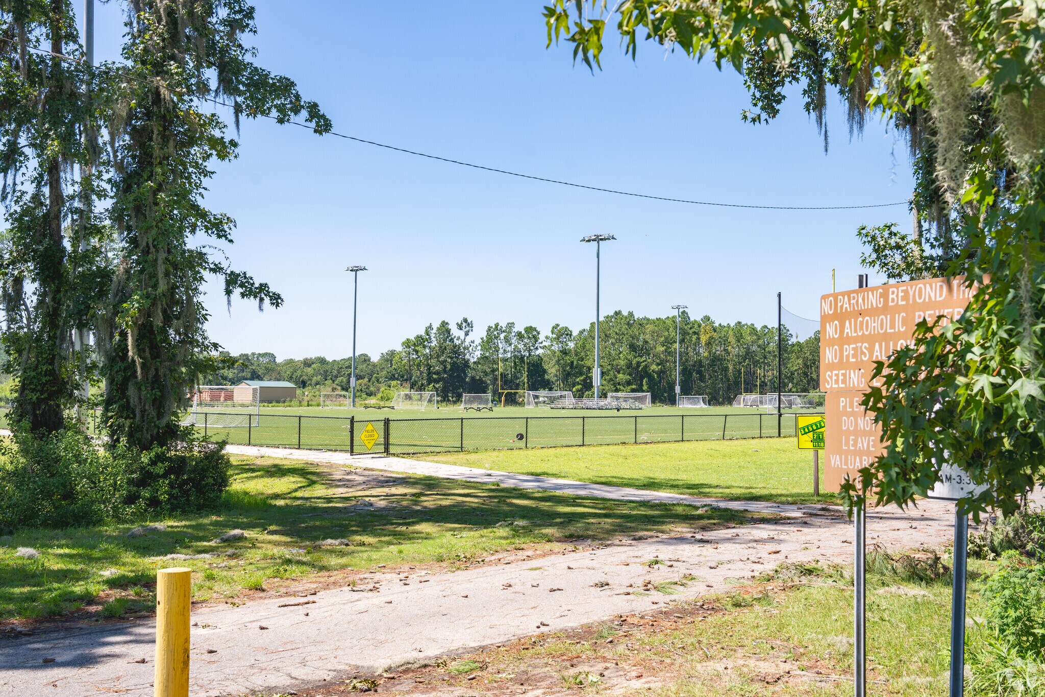 Jennifer Ross Complex has eight soccer fields, hosting Savannah United & rec leagues year-round.