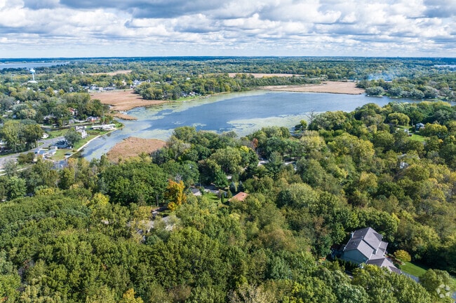 Duck Lake is part of the chain of lakes connecting 15 lakes with the Fox river and channels.