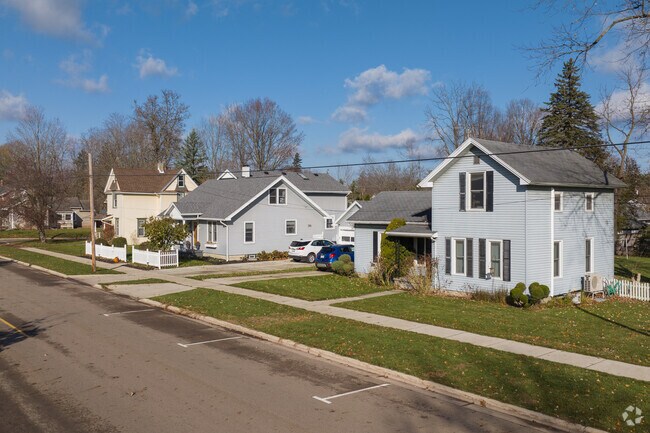 Homes in Williamston often features paved driveways and attached garages.