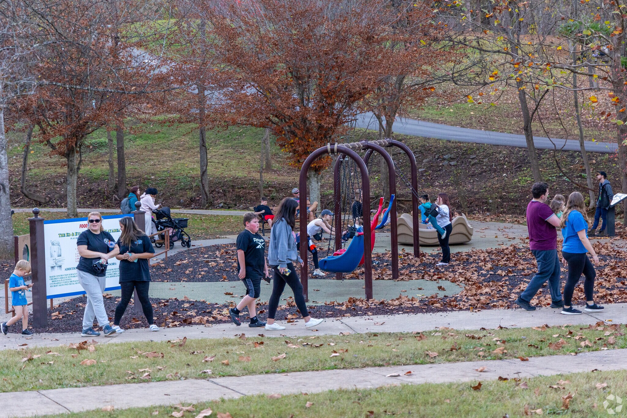 Warriors Path Frisbee Golf Course features a large playground for all ages.