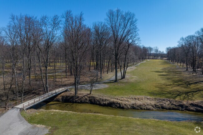 Middle Branch Clinton River Flows through Cracklewood Golf Club Fairway