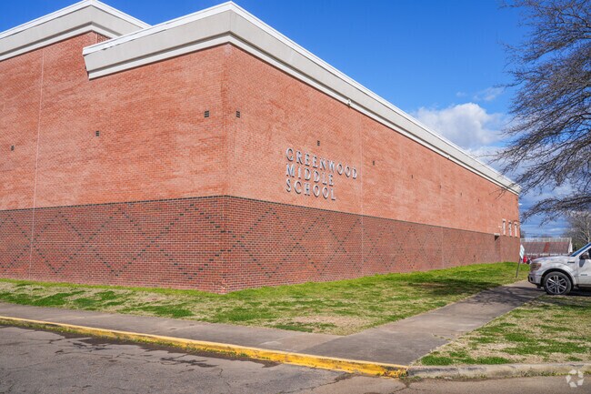 Greenwood Middle School offers academic programs and extracurricular activities to support student development.