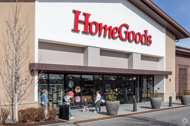 Shoppers enjoy options at Mountain View Village located close to the Bluffdale neighborhood.