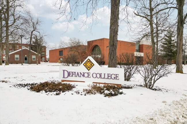 Defiance College in Defiance is a private college located in Defiance, Ohio and affiliated with the United Church of Christ.
