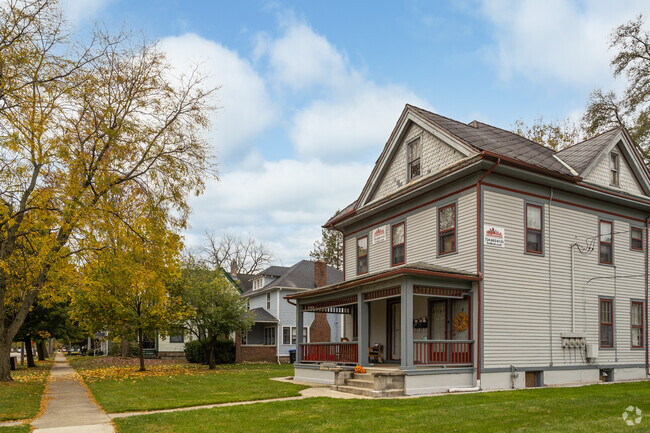 Many of the massive Victorian homes in Ypsi Riverside have been converted to apartments.