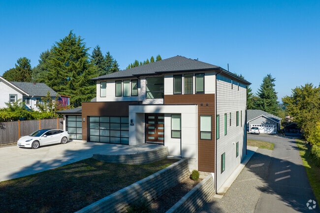 Higher-end contemporary and modern-style houses are common around McMicken Heights.