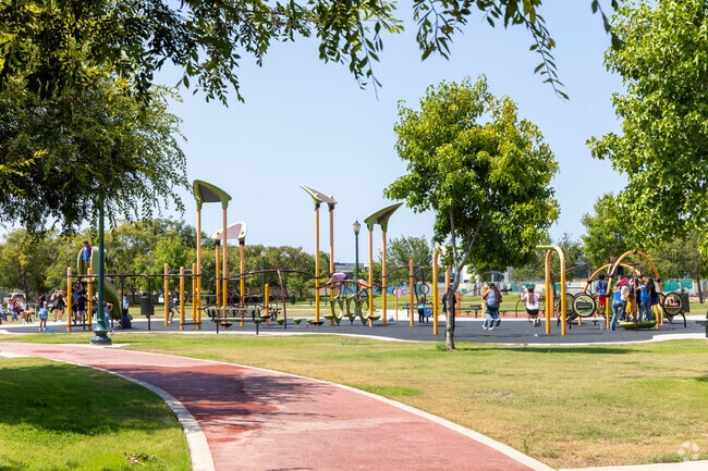You can take the kids to the park to meet new friends in Rose Park.
