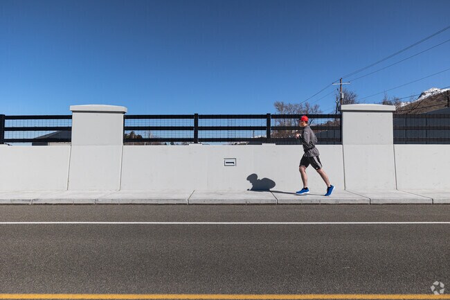 Kaysville has sidewalks great for runners and walkers.