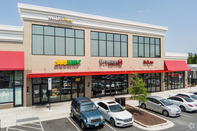 Every type of food you could want at Restaurant Row Apollo in Morningside.