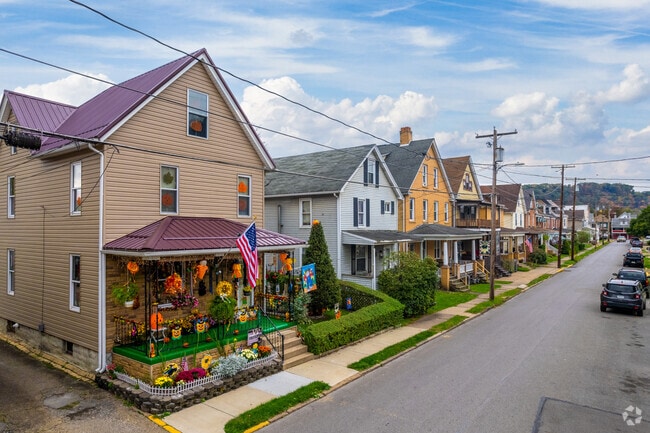 Shotgun style homes are popular in Kittanning in Rayburn Township.