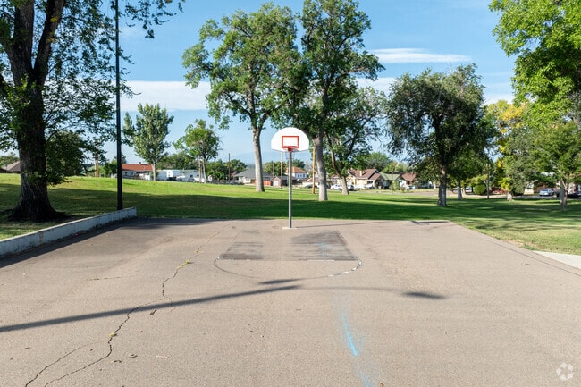 Play a game of basketball at Mitchel Park in East Side.