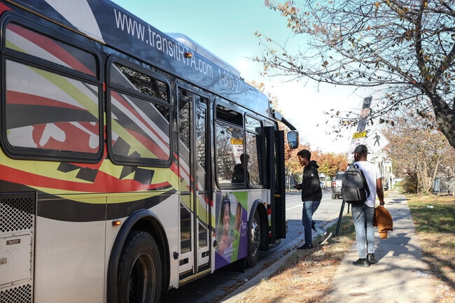 Buses are a useful form of public transportation for Laurel residents.