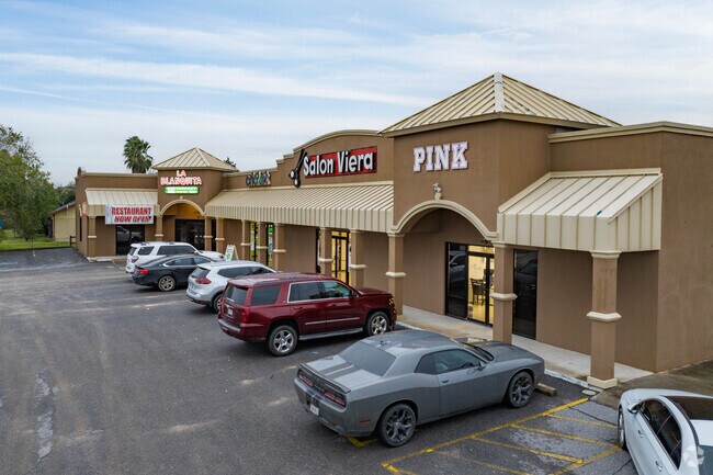 Multiple beauty salons are located in a La Blanca's La Plaza Village.