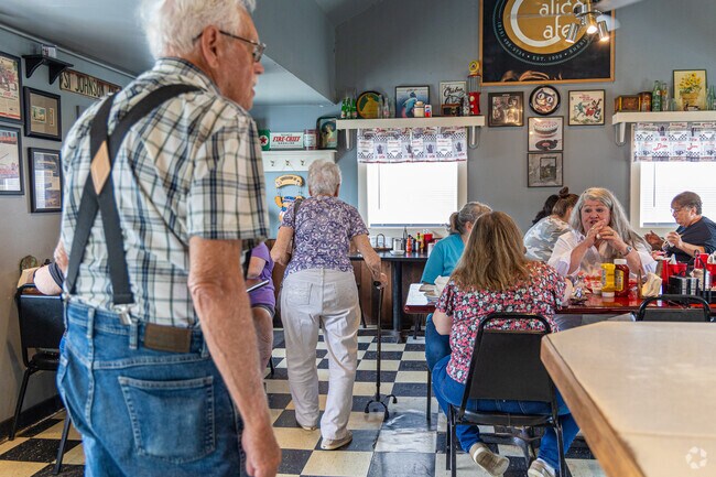 Sheridan locals gather at Calico Cafe.