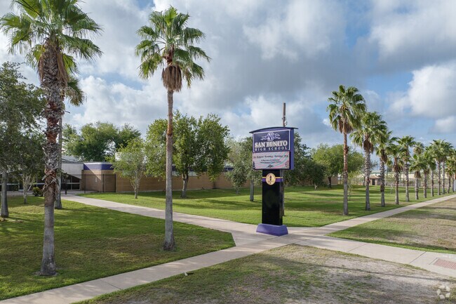 San Benito High School is an above average public high school located in San Benito, Texas.