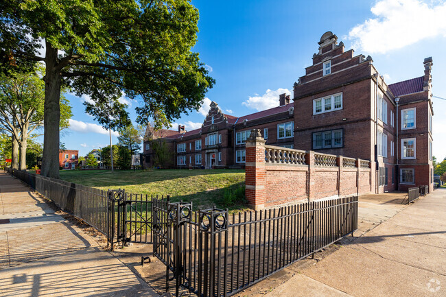 Lyon Academy at Blow School is located just south of Interstate 55 near Carondelet Park.