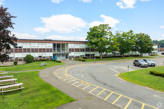 Granby Junior/Senior is a public school located in Granby which is in a fringe rural setting.