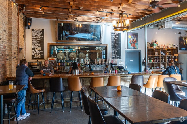 Maplewood Brewery is a tasting room with a wide selection of beer and specialty cocktails.